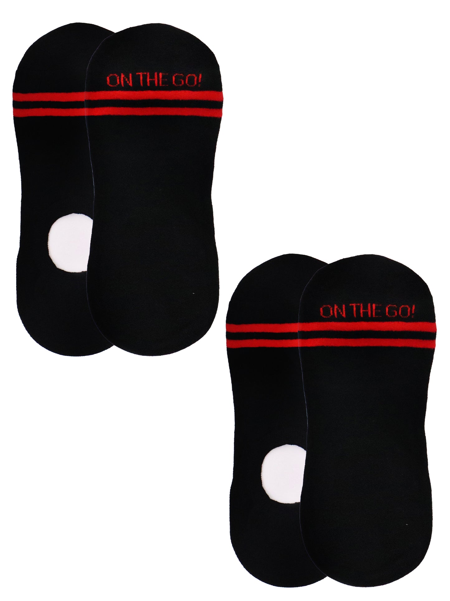 Men's Invisible Socks (2 Pair Pack) - On The Go Hosiery