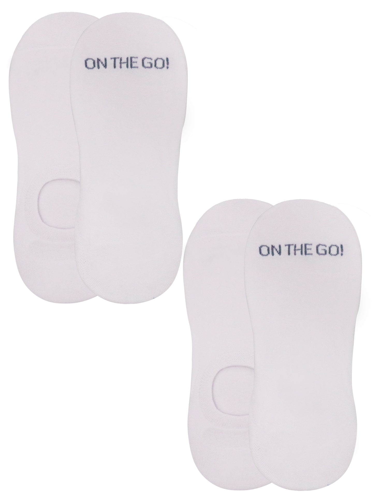 Men's Invisible Socks (2 Pair Pack) - On The Go Hosiery
