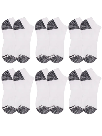 Low Cut Cushion Socks (6 Pair Pack)