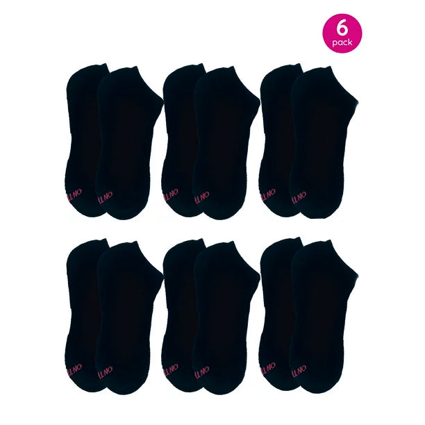 Essential Low-Cut Cushion Socks (6 Pair Pack)