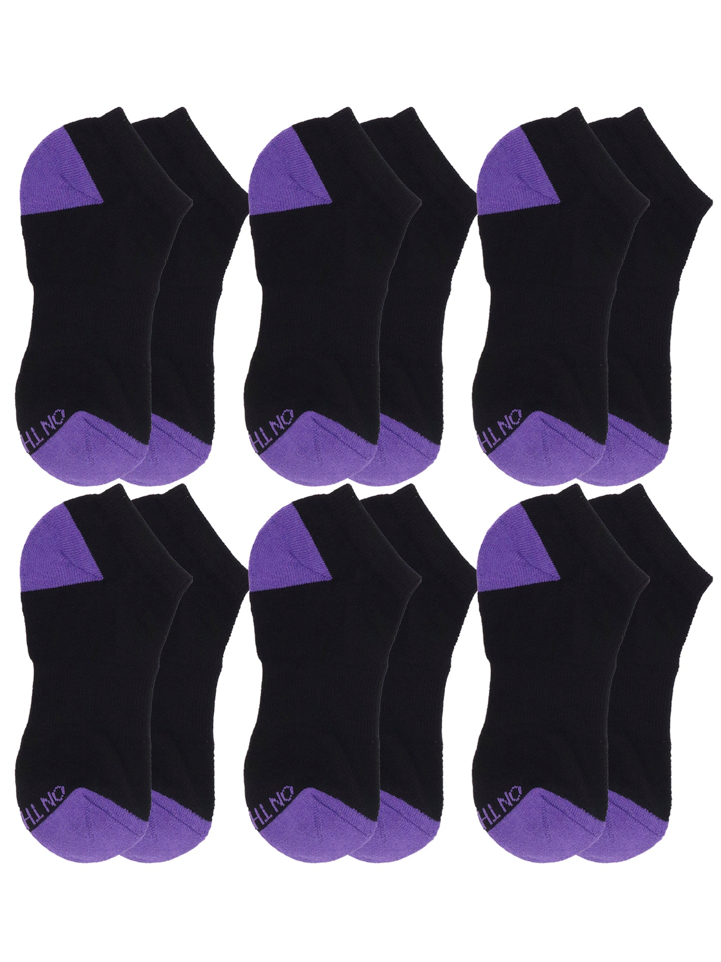 Low Cut Cushion Socks (6 Pair Pack)