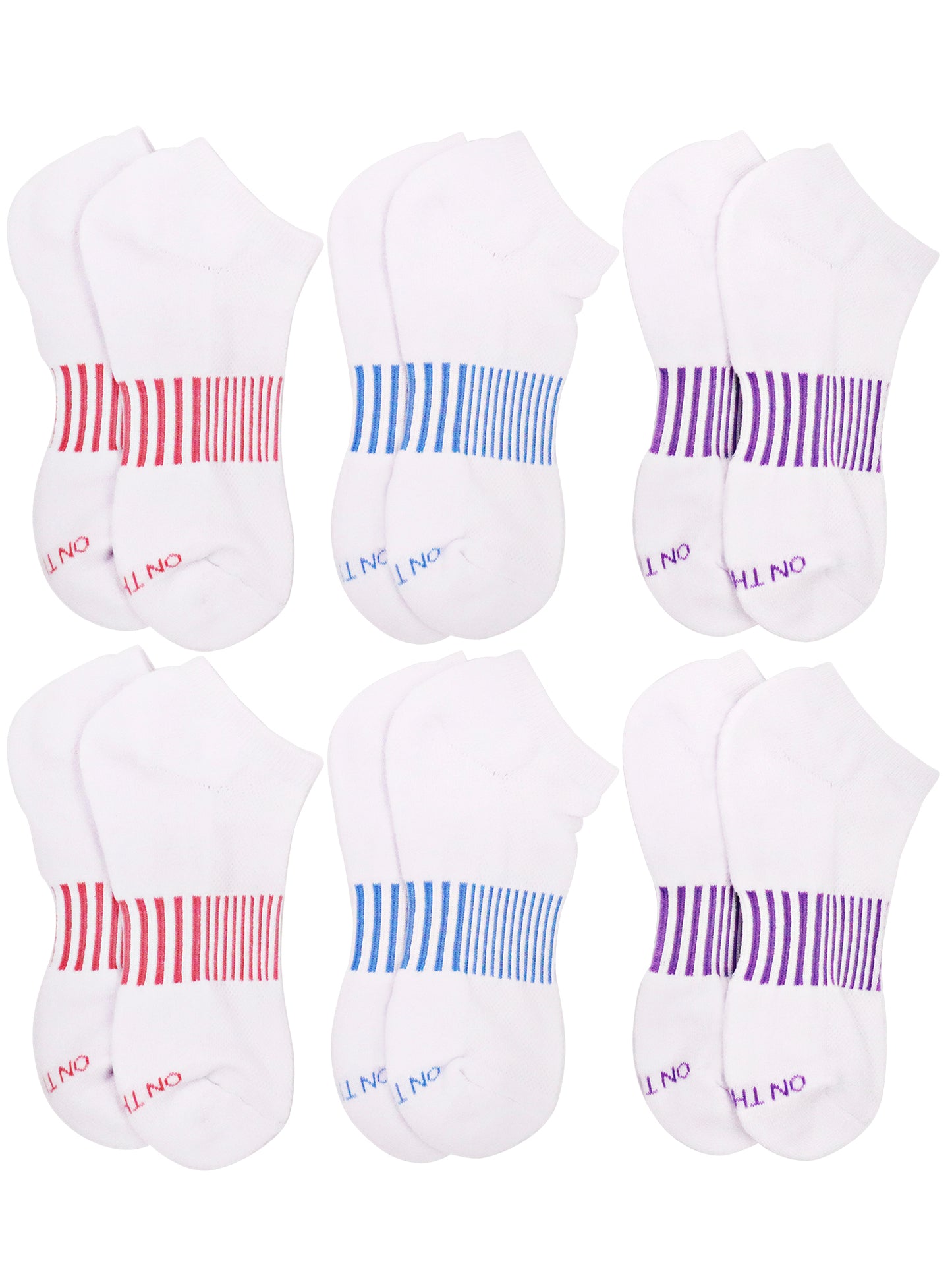 Low Cut Cushion Socks (6 Pair Pack)