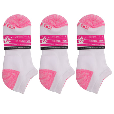 Low Cut Cushion Socks (6 Pair Pack)