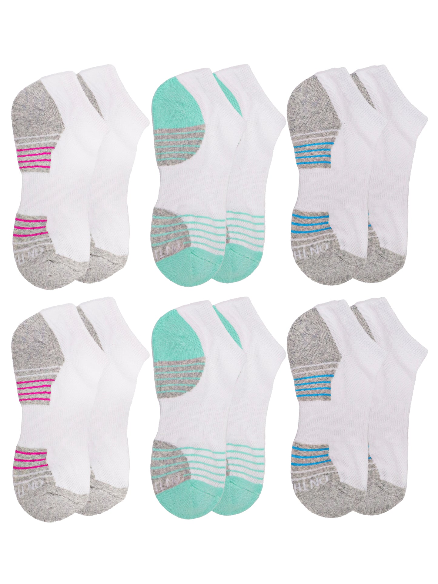 Low Cut Cushion Socks (6 Pair Pack)