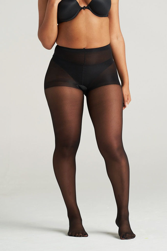 Buy Black 200 Denier Supersoft Opaque Tights XL, Tights