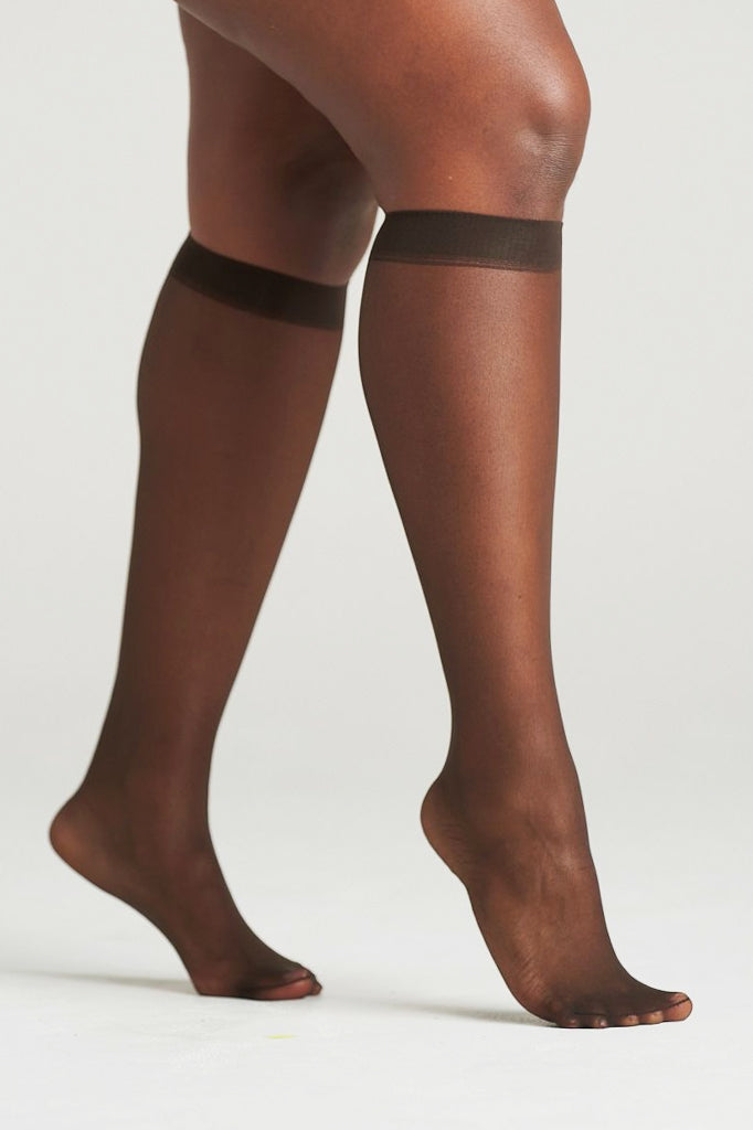 Over The Knee Tights with Integrated Socks
