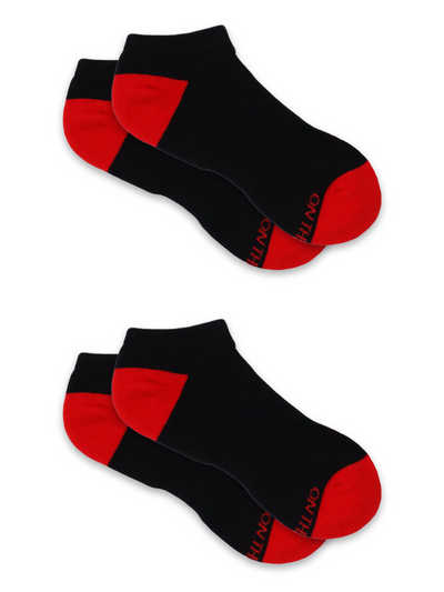 Cushion Fashion Low-Cut Socks- Classic Heel/Toe Design (2 Pair Pack)