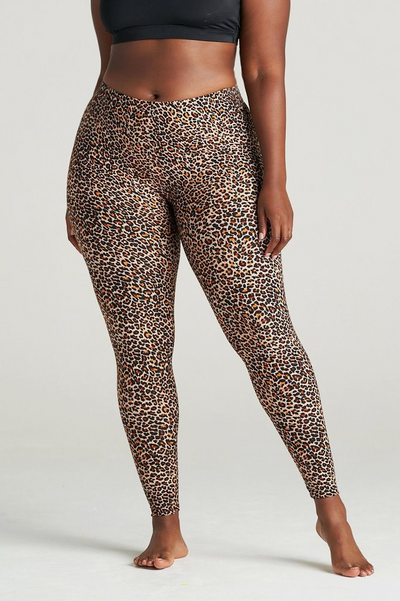 Leopard pattern leggings for women