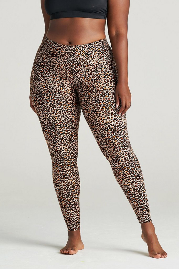Zenergy by Chico's Leopard Print Multi Color Brown Leggings Size Lg Petite  (2) (Petite) - 65% off