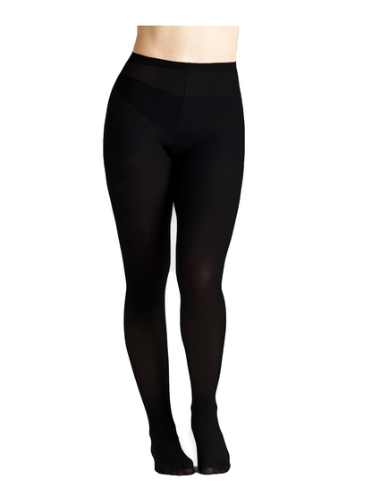 high waist black tights