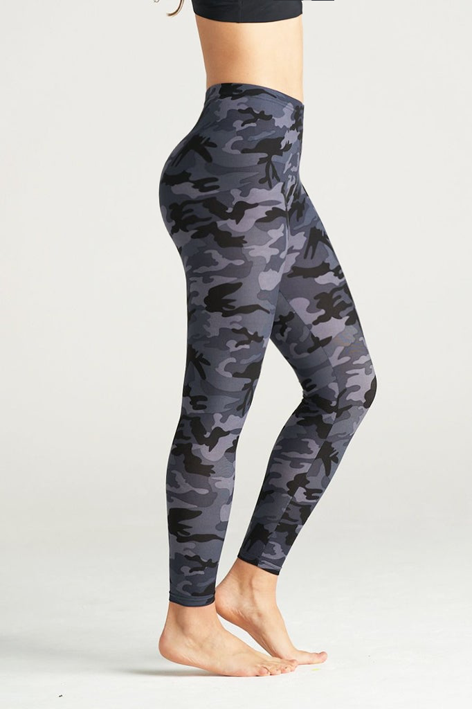Buy GymX Space Blue Camouflage Leggings for Womens with Moisture Wicking |  No Transparency| Skinny Fit | 4 Way Stretch | Compression Fit | Anti Odour  | No Camel Toe | Active Wear | Advance Stitching at Amazon.in