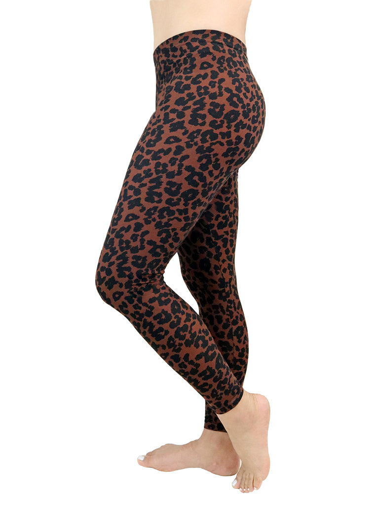 Lildy Super Soft Women's Size S-L Leopard Print Leggings NWT