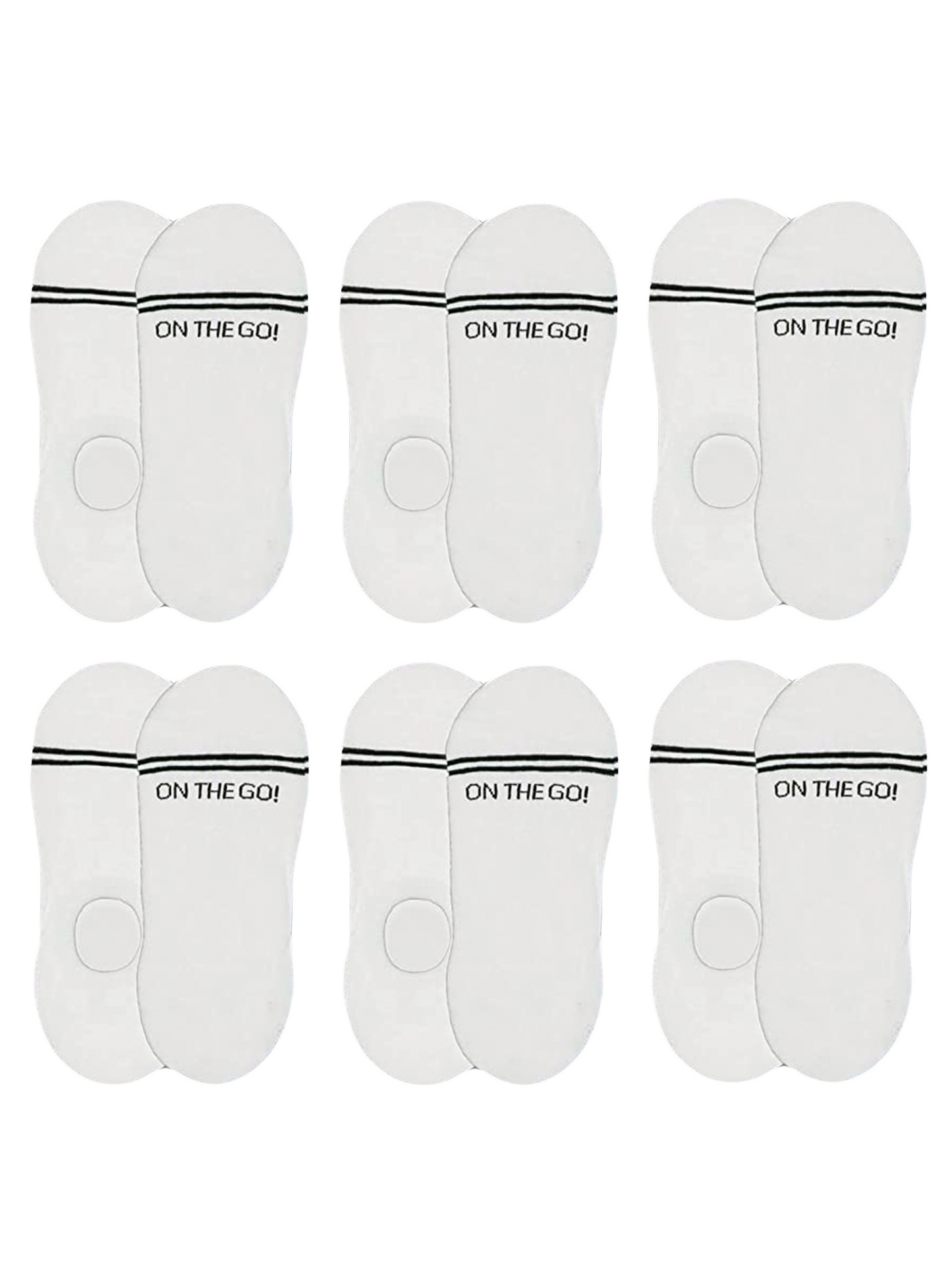 Invisible Socks (6 Pair Pack)